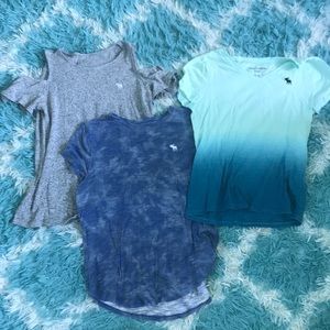3 Girls’ Abercrombie Tee’s 11-14